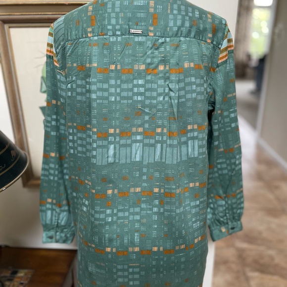 prAna Elsie Green Tencel Tunic Top ~ S ~ - Picture 4 of 8
